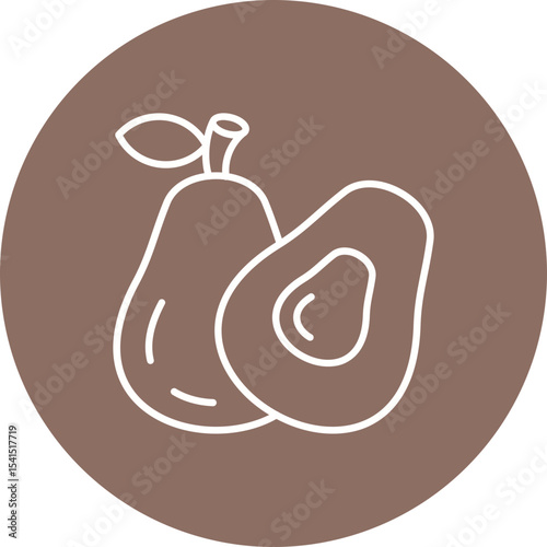 Avocado Icon