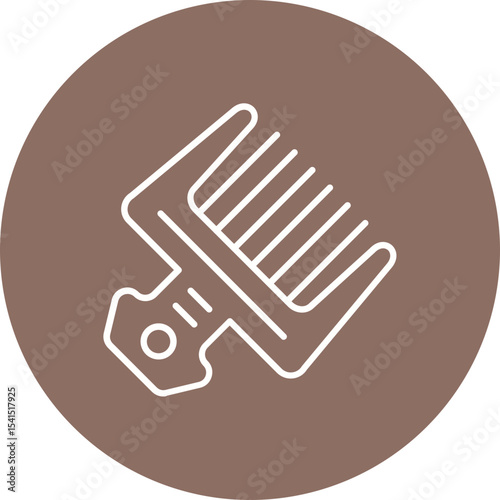 Afro comb Icon