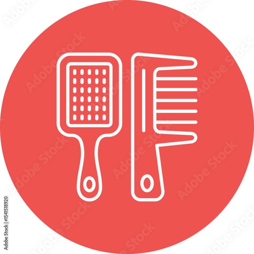 Hair brushes Icon