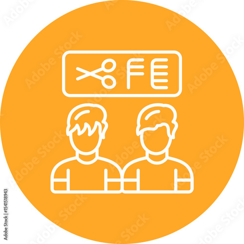 Barber clients Icon