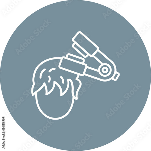 Hair straightener Icon