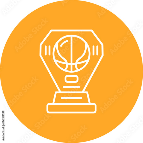 Basketball trophy Icon