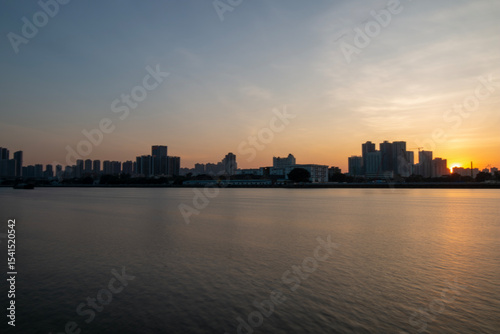 Wallpaper Mural guangzhou city skylin at sunset Torontodigital.ca