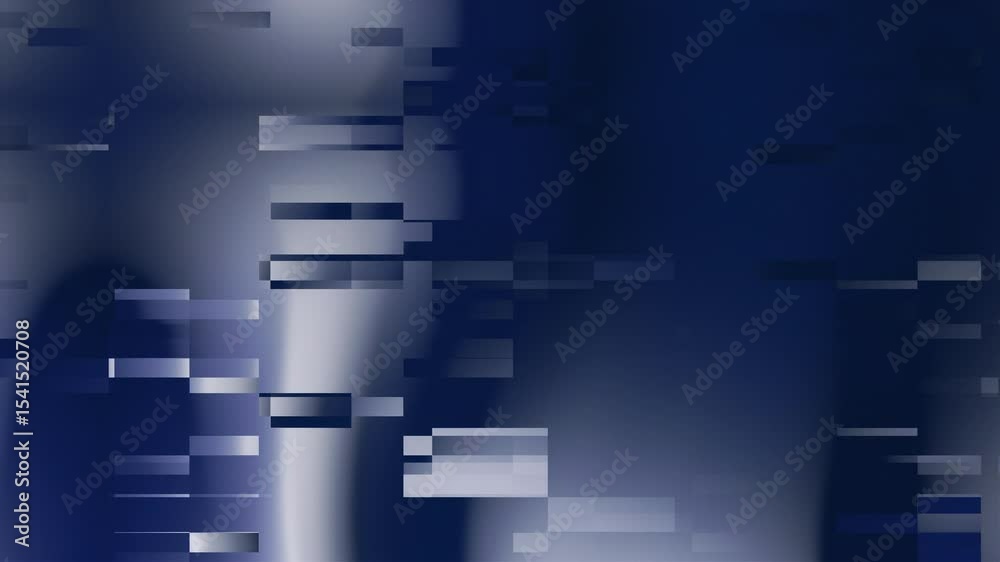 Astratto Blu Notturno con Trame Geometriche