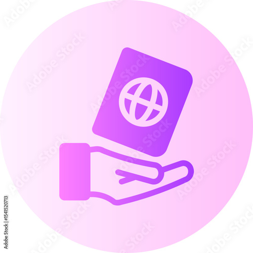 Visa gradient icon