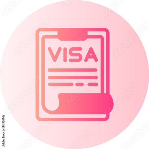 Application form gradient icon