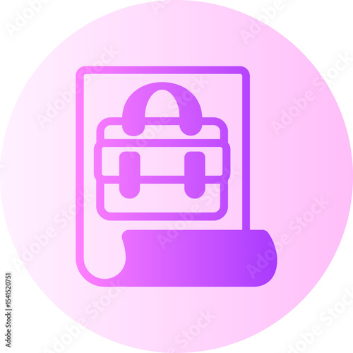 Employment gradient icon