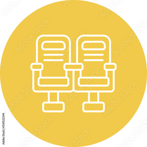 Cinema seats Icon