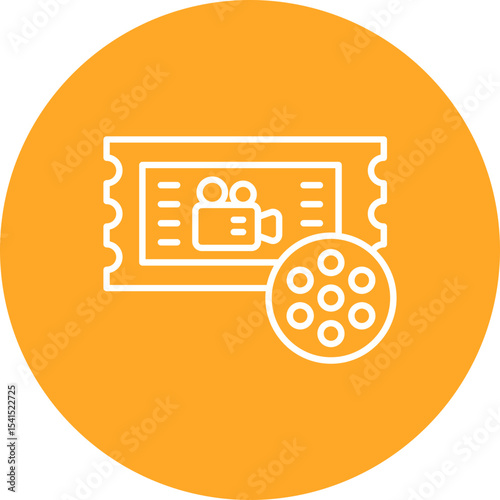 Movie ticket Icon