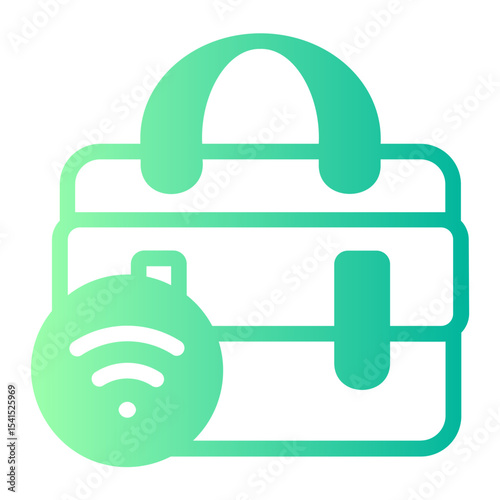Remote work gradient icon
