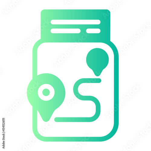 Immigration gradient icon
