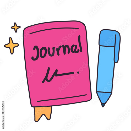 Journal book illustration