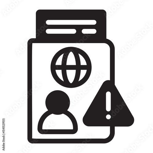Alert glyph icon