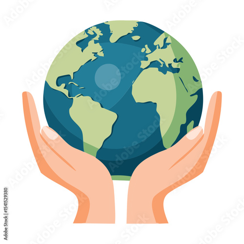 Simple Hands Embracing Our Living Planet