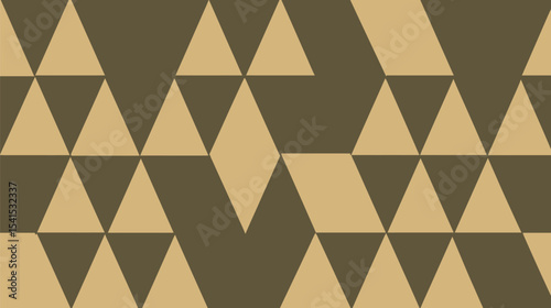 Geometric triangles alternate in pattern abstractly creating background design