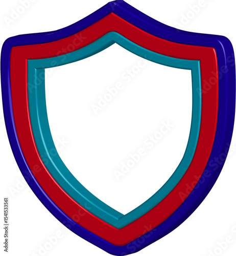Shield Vector Icon - Security Emblem and Protection Logo Template