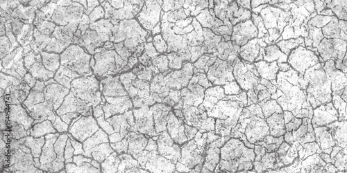 Crack and scratched grunge dust wall urban background texture vector. crack cement wall texture. black textured grainy cracked ground lines isolated on white. distressed overlay grainy texture.