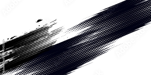 Vector brush sroke texture. Distressed uneven grunge background. Abstract distressed vector illustration. Overlay over any design to create interesting effect and depth. Black isolated on white. EPS10