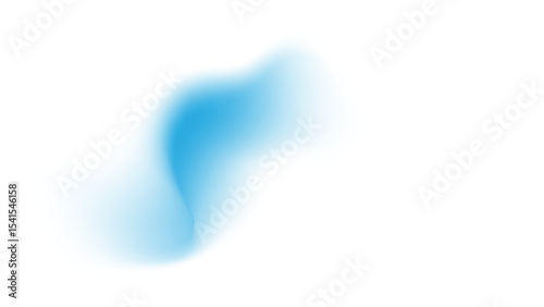 Blue Gradient Blur: Abstract Serene Haze