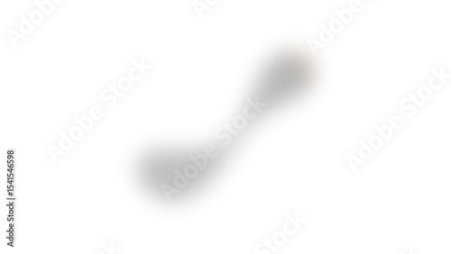 Blurred Silver Spoon: Minimalist Utensil Concept