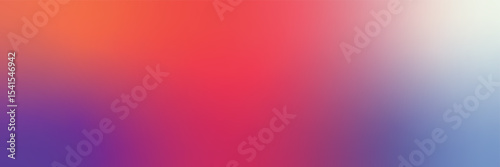 Blurred large panoramic summer background multicolored gradient  Vector illustration