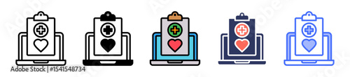 Digital Health line icon