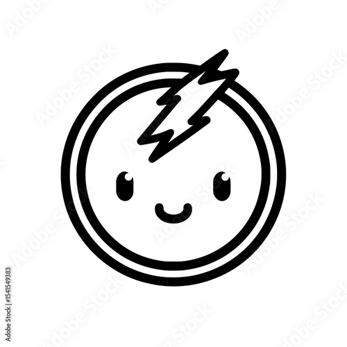 Modern electric power is represented by the design icon of lightning, which is frequently paired with energy and thunder electricity icons