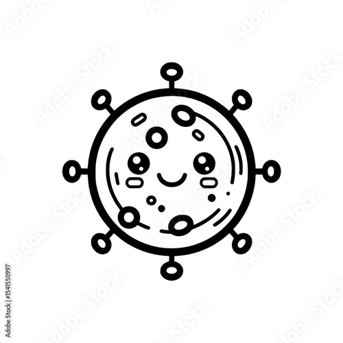 Blood cancer is depicted as a modern cancer malignant disease through the leukemia line icon