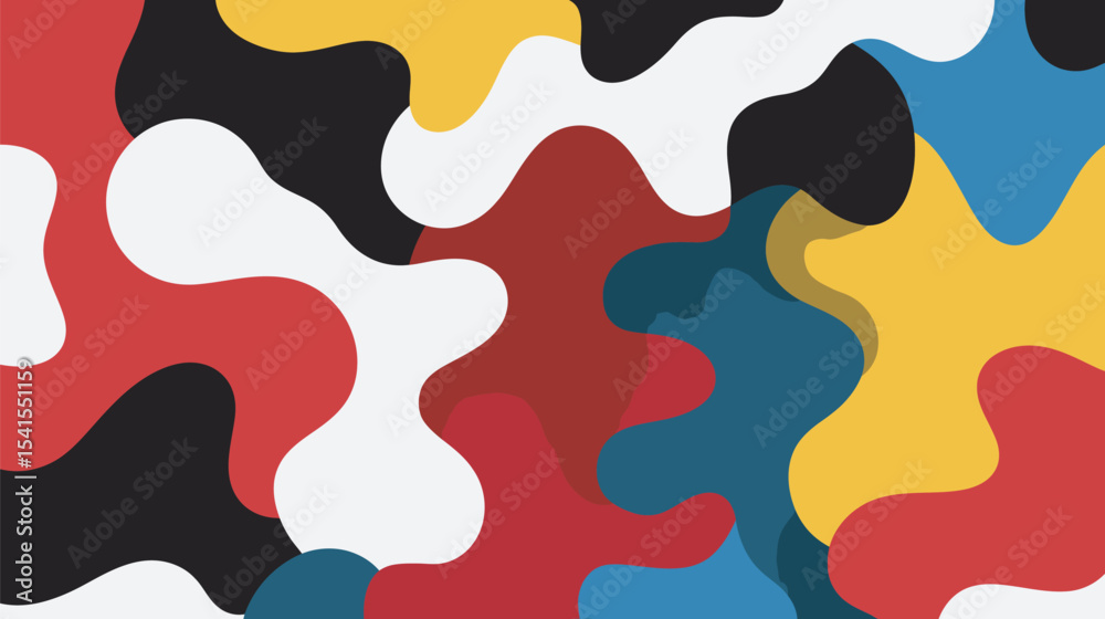 Abstract blobs create shape pattern modern design backdrop surface