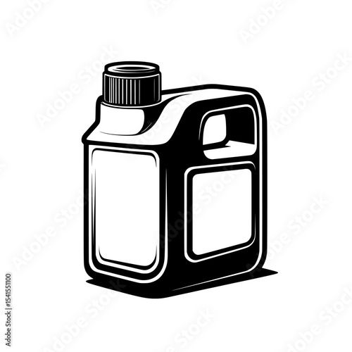 Modern motor oil icons and a canister icon are part of a set, along with fuel tank and black linear canister icons, and also modern gasoline icons