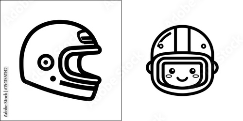 The icon for a motorcycle helmet, along with the motorcycle helmet icon, and other variations like the Modern motorcycle helmet line icon, Motorcycle helmet line icon, and Motorcycle helmet modern