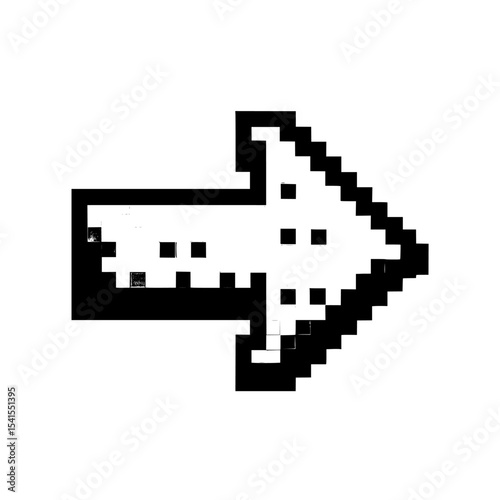 The term pixel arrow icon refers to an arrow icon with 8bit style, or an arrow button with the same characteristics