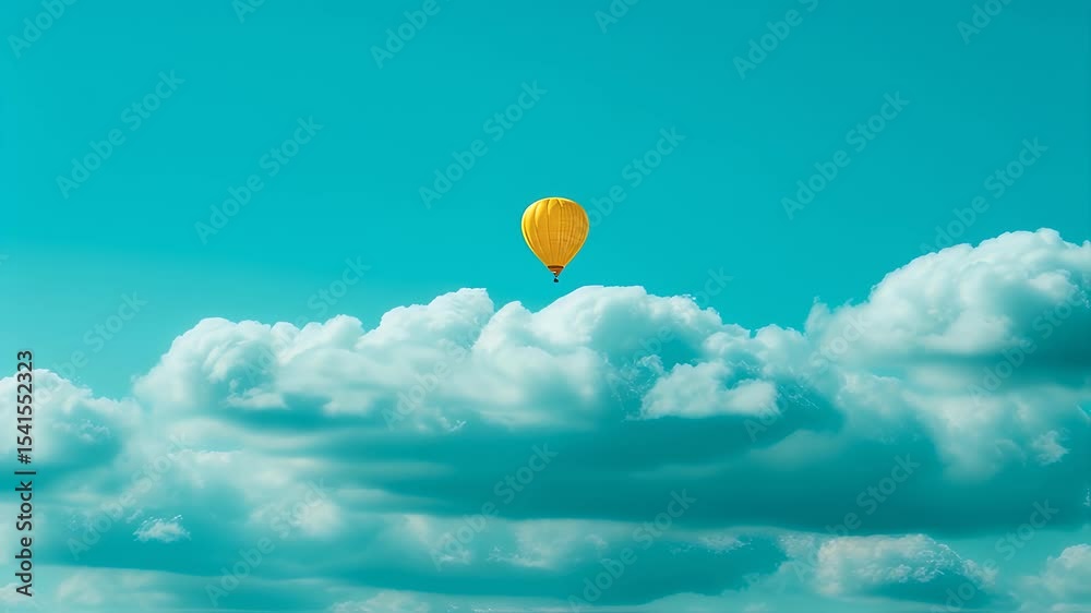 custom made wallpaper toronto digitalBalloon Above Clouds- Skyward Journey
