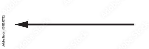 black arrow flat style icon on transparent background. arrow icon for your website design, logo, arrow indicated the direction symbol. curved arrow sign.