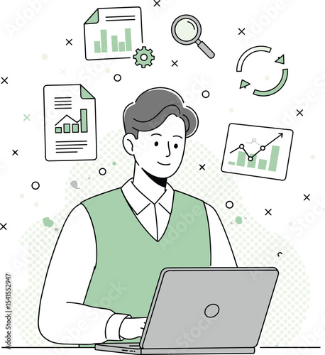 Web
A professional data scientist analyzes complex information, visualizes trends, and optimizes strategies for business growth insightful decision-making, driving innovation.