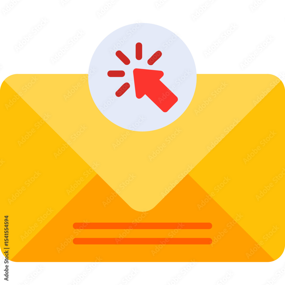 Obraz premium Click Vector Icon Design