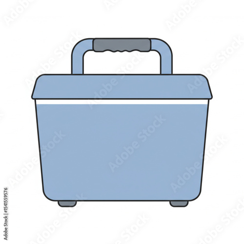 Versatile Cooler Box Design Perfect for Branding Projects Needs a Portable Container Icon or Logo