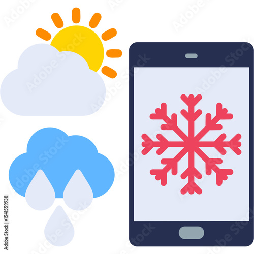 Forecast Vector Icon Design