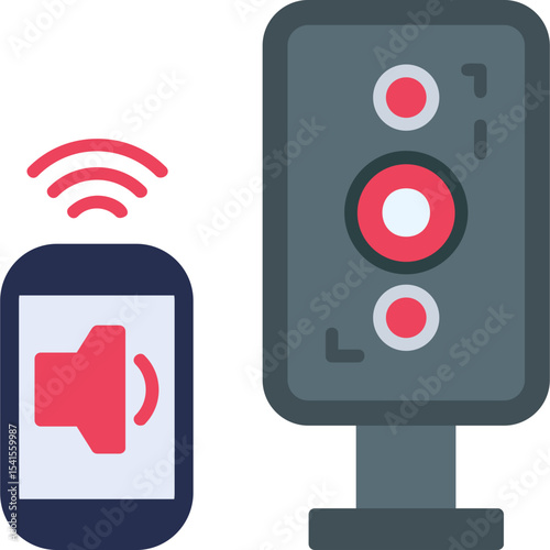 Speaker Vector Icon Design