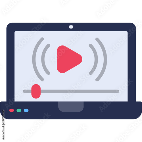 Streaming Vector Icon Design