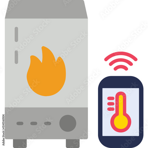 Heater Vector Icon Design