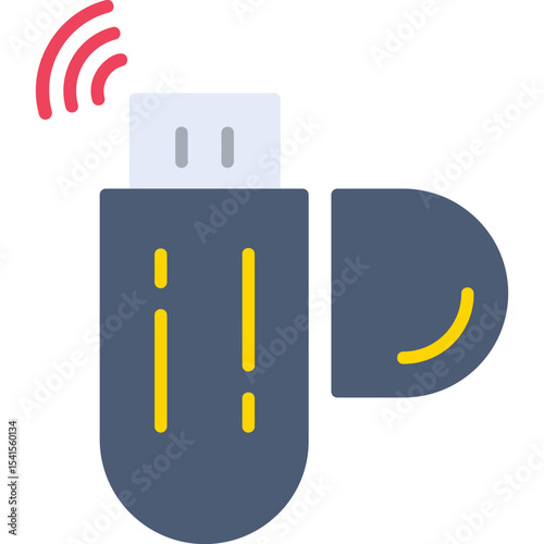 Usb Modem Vector Icon Design