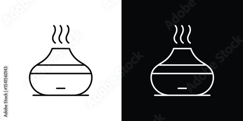 Diffuser icon design. simple stroke line vector icon set