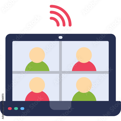 Conference Vector Icon Design