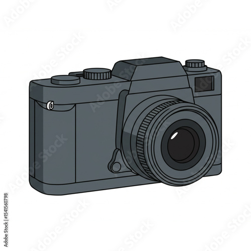 Stylish Film Camera Design Perfect for Branding Photography Projects Logos and Websites