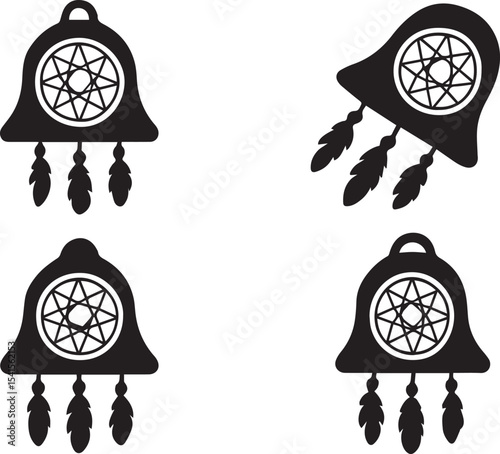 Dream Bell Vector Illustration – Magical Fantasy Sound Charm Design