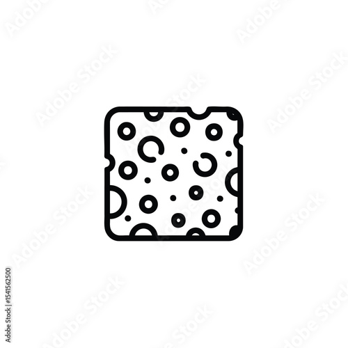 Foam Texture Porous Surface Icon