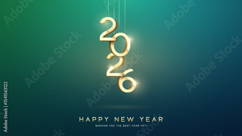 3D 2026 Happy new year letters banner, 2026 Happy new year vector art and illustration. 2026 Happy new year letters banner, Happy new year vector art and illustration. 