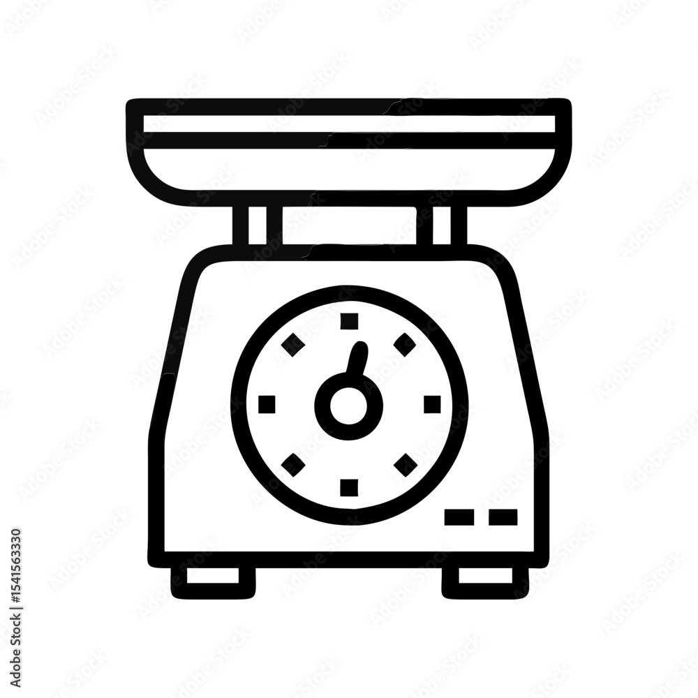 Kitchen scale icon Kitchen scale icon