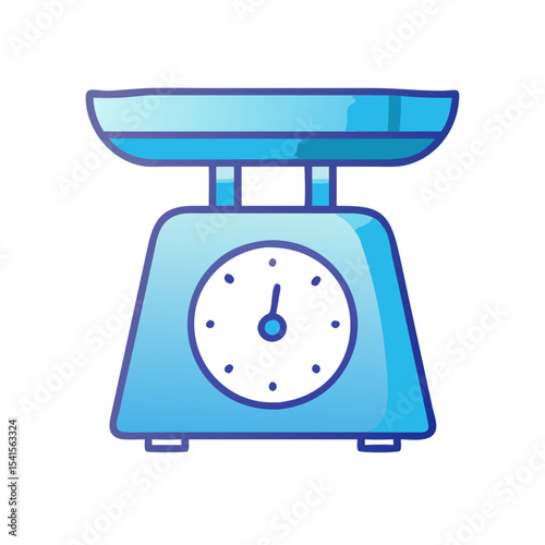 Kitchen scale icon 